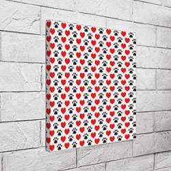 Холст квадратный Четвероногий Любимец, цвет: 3D-принт — фото 2
