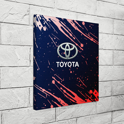Картина квадратная Toyota градиент / 3D-принт – фото 3