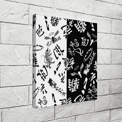 Холст квадратный Tokyo Revengers Black & White, цвет: 3D-принт — фото 2