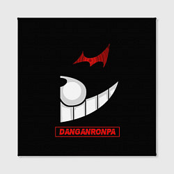 Холст квадратный Черная половина Монокума - Danganronpa, цвет: 3D-принт — фото 2