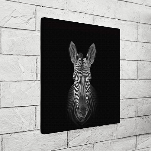 Картина квадратная Зебраzebra / 3D-принт – фото 3