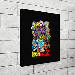 Холст квадратный Персонажи Dragon Ball, цвет: 3D-принт — фото 2