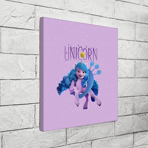 Картина квадратная Unicorn Izzy / 3D-принт – фото 3