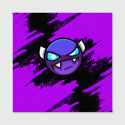 Холст квадратный Geometry Dash game - Геометри Дэш, цвет: 3D-принт — фото 2