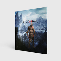 Холст квадратный Великий God of War Z, цвет: 3D-принт