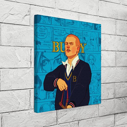 Картина квадратная Bully, Джимми Хопкинс / 3D-принт – фото 3