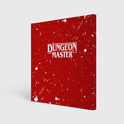 Холст квадратный DUNGEON MASTER BLOOD ГАЧИМУЧИ КРАСНЫЙ, цвет: 3D-принт