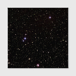 Холст квадратный Ночное звездное небо, цвет: 3D-принт — фото 2