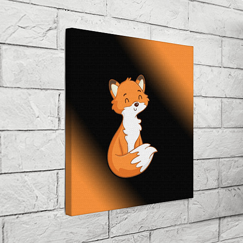 Картина квадратная FOX - Градиент / 3D-принт – фото 3