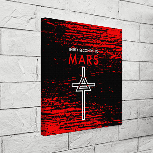 Картина квадратная 30 Seconds to Mars - До марса 30 сек / 3D-принт – фото 3