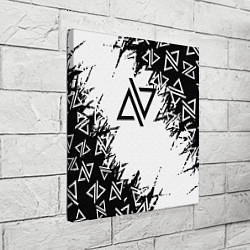 Холст квадратный Адель певица паттерн, цвет: 3D-принт — фото 2