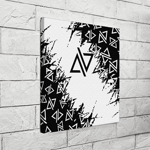 Картина квадратная Адель певица паттерн / 3D-принт – фото 3