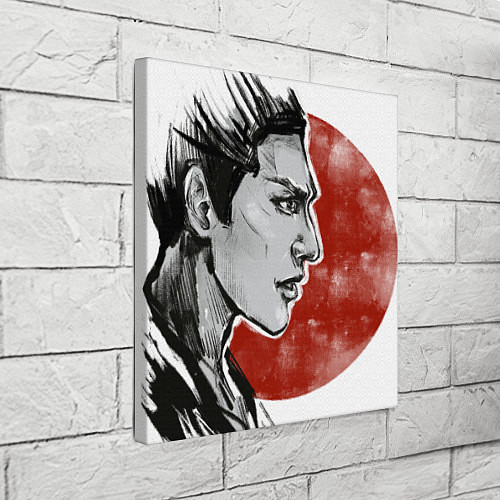 Картина квадратная SAMURAI HEART 2 / 3D-принт – фото 3