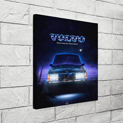 Картина квадратная Volvo 1989 / 3D-принт – фото 3