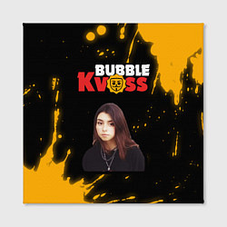 Холст квадратный BUBBLE KVASS - ДОРА Брызги, цвет: 3D-принт — фото 2