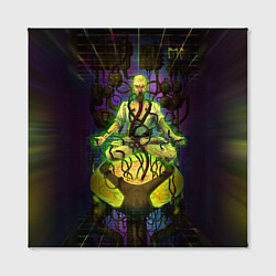 Холст квадратный Lotos meditation c, цвет: 3D-принт — фото 2