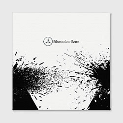Холст квадратный Mercedes-Benz - Брызги, цвет: 3D-принт — фото 2