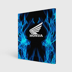 Холст квадратный Honda Fire, цвет: 3D-принт
