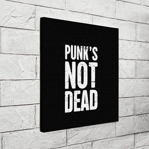 Картина квадратная PUNKS NOT DEAD Панки Живы / 3D-принт – фото 3