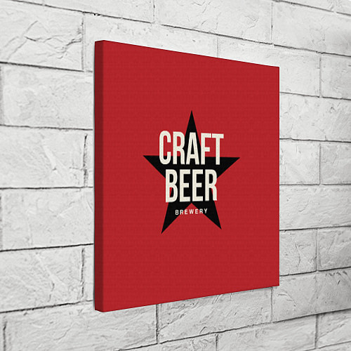 Картина квадратная CRAFT-BEER / 3D-принт – фото 3