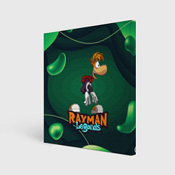 Холст квадратный Rayman Legends Green, цвет: 3D-принт