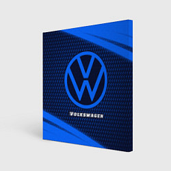 Холст квадратный VOLKSWAGEN Volkswagen Абстракция, цвет: 3D-принт