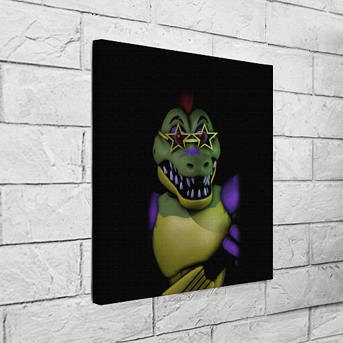 Картина квадратная Five Nights at Freddys: Security Breach Аллигатор / 3D-принт – фото 3