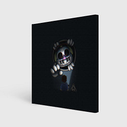 Холст квадратный FNAF Security Breach Музыкальный диджей DJ Music M, цвет: 3D-принт