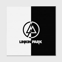 Холст квадратный Linkin Park ЧБ, цвет: 3D-принт — фото 2