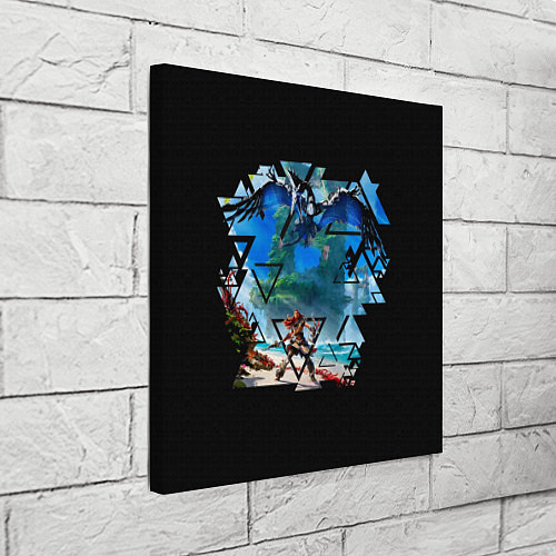 Картина квадратная Horizon Forbidden West Элой на пляже / 3D-принт – фото 3