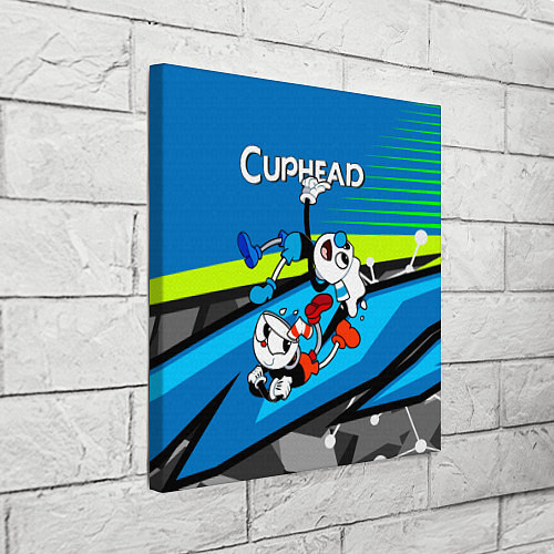 Картина квадратная 2 чашечки cuphead / 3D-принт – фото 3