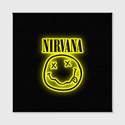 Холст квадратный NIRVANA неон, цвет: 3D-принт — фото 2
