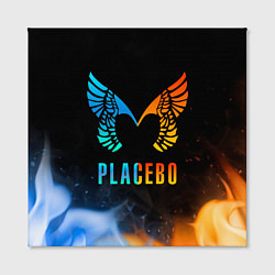 Холст квадратный Placebo, Logo, цвет: 3D-принт — фото 2