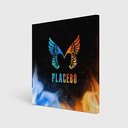 Холст квадратный Placebo, Logo, цвет: 3D-принт