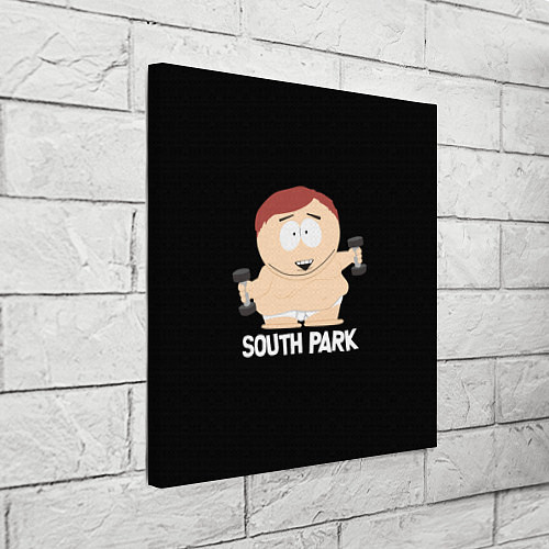 Картина квадратная Южный парк - Эрик с гантелями / 3D-принт – фото 3