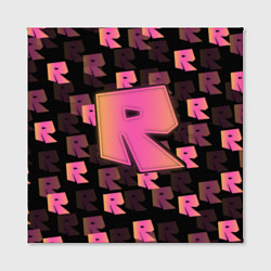 Холст квадратный ROBLOX ЛОГО, цвет: 3D-принт — фото 2