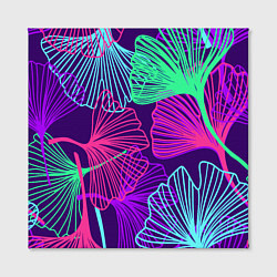 Холст квадратный Neon color pattern Fashion 2023, цвет: 3D-принт — фото 2