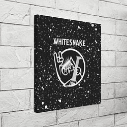 Холст квадратный Whitesnake КОТ Краска, цвет: 3D-принт — фото 2