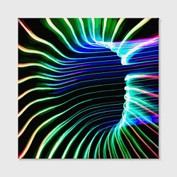 Холст квадратный Portal Fashion pattern Neon, цвет: 3D-принт — фото 2
