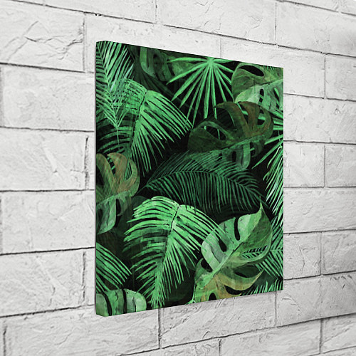 Картина квадратная Цветы Тропические / 3D-принт – фото 3