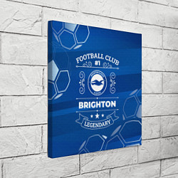 Холст квадратный Brighton FC 1, цвет: 3D-принт — фото 2