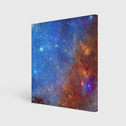 Холст квадратный Яркая вселенная, цвет: 3D-принт