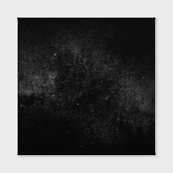 Холст квадратный Черный космос black space, цвет: 3D-принт — фото 2