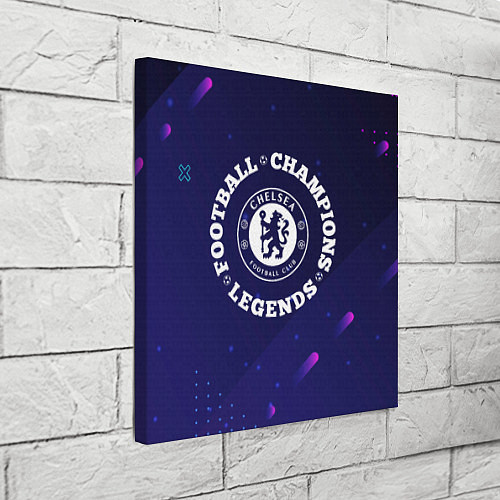 Картина квадратная Chelsea Легенды Чемпионы / 3D-принт – фото 3