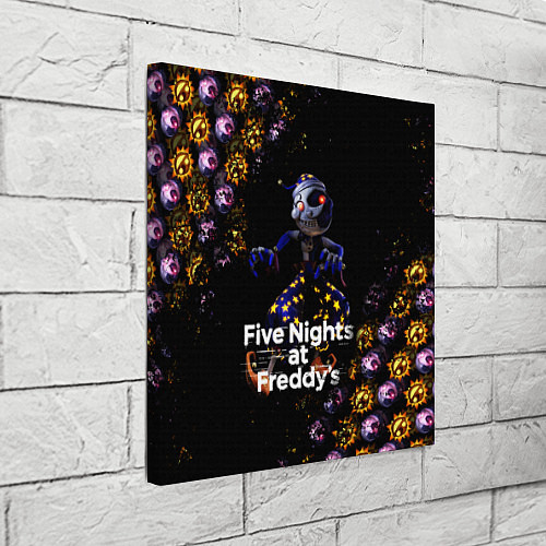 Картина квадратная Five Nights at Freddys Луна паттерн / 3D-принт – фото 3