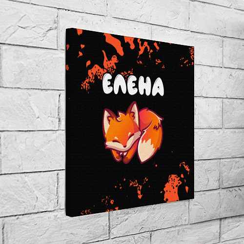 Картина квадратная Елена ЛИСИЧКА Милитари / 3D-принт – фото 3