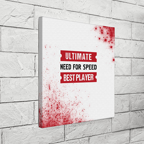 Картина квадратная Need for Speed таблички Ultimate и Best Player / 3D-принт – фото 3