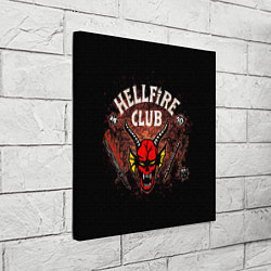 Холст квадратный Hellfire club, цвет: 3D-принт — фото 2