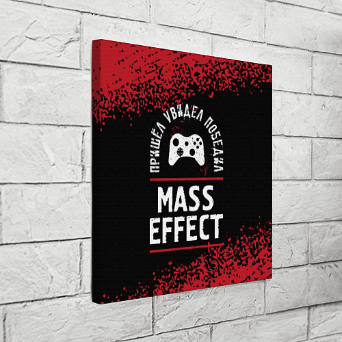 Картина квадратная Mass Effect Пришел, Увидел, Победил / 3D-принт – фото 3