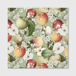 Холст квадратный Яблочный Сад, цвет: 3D-принт — фото 2